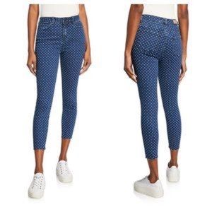 Velvet Heart Hallie Polka-Dot High-Rise Jeans